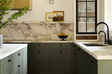 Minimalist kitchen photo in Other