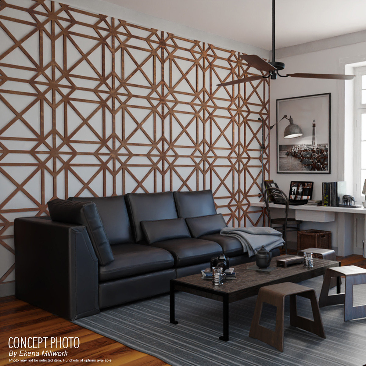 Extra Small Arcadia Decorative Fretwork Wall Panels, Architectural ...