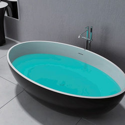 designer stone bathroom ware from the pietra bianca collection - Bathtubs