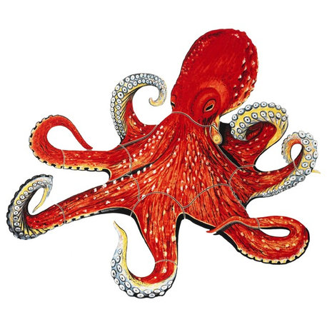 Octopus Porcelain Swimming Pool Mosaic 24"x24"