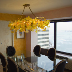 Gold Cirrus chandelier - Chandeliers