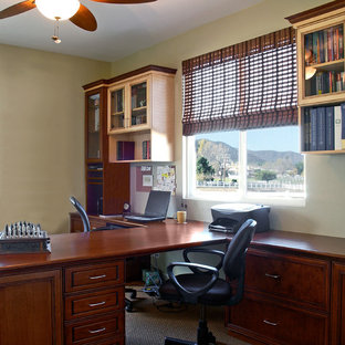 Two Tone Summer Flame and Maple Home Office