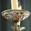 Large Consigned Vintage Capodimonte Chandelier 1950