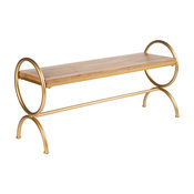 Delphine Wood Bench