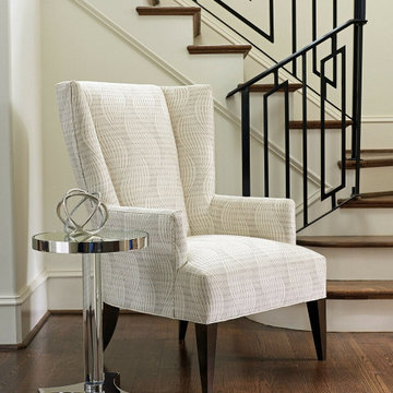 Modern Glass and Lucite Side End Tables