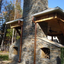 outdoor kitchen
