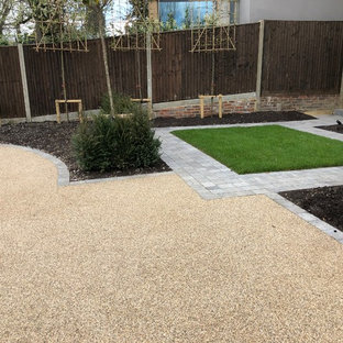 Aménagement d'un jardin moderne.