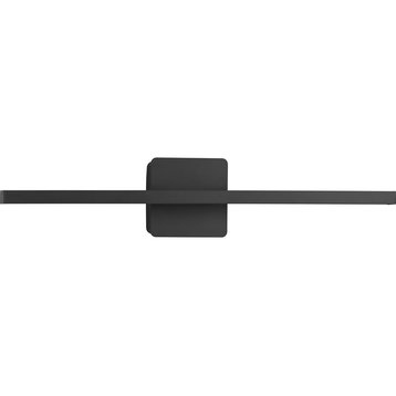 Phase 5 Collection 24" Modern 3CCT Integrated LED Linear Vanity Light, Matte Black