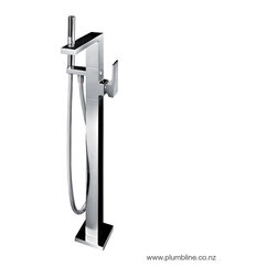 Mint Floor Mount Bath Filler & Handshower - Bathtub and Shower Tap Sets