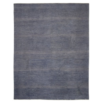 Shalom Brothers - Illusions I-64 - 2ft 6in x 9ft 0in Indigo