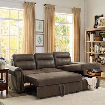 Storage Sleeper Sectional