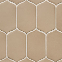 6th Avenue Cocoon Mosiac in Flax Matte - Tile