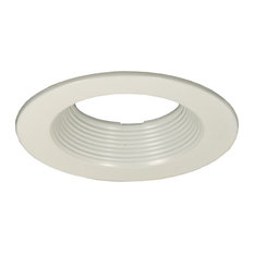 Jesco Rlt-R4002-Wh-Wh 4" Step Baffle Trim For Led Retrofit Modules