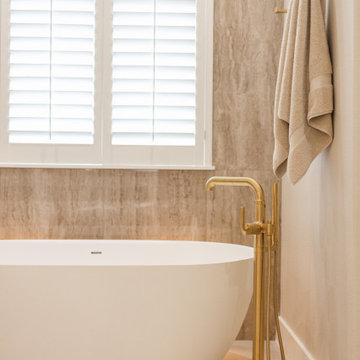 Lux Modern Spa Master bathroom