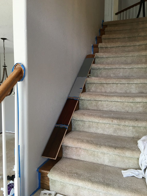 What color to paint stair banister and treads?
