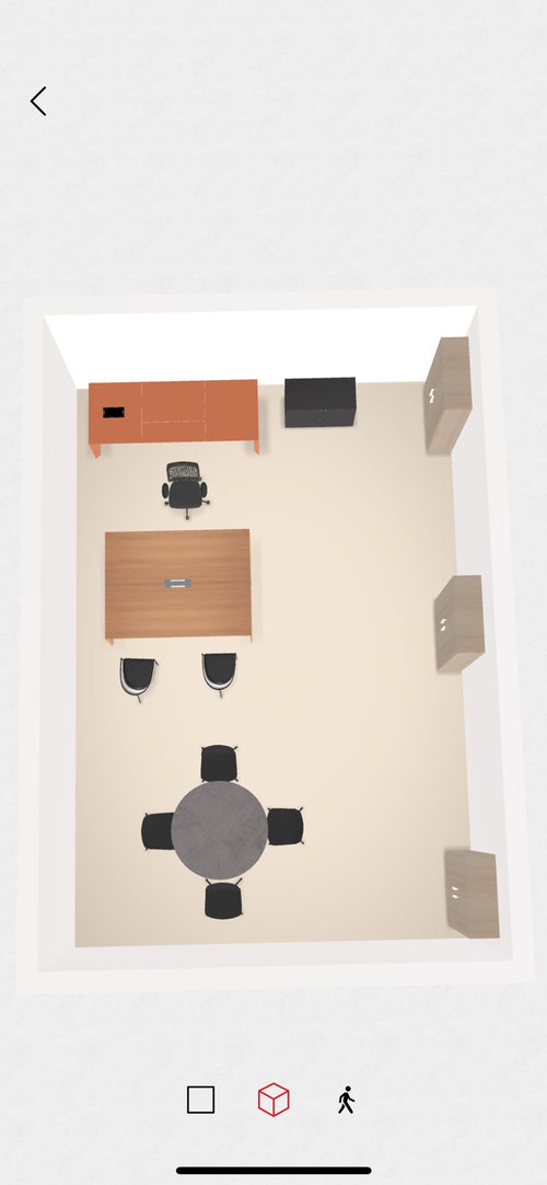 office furniture arrangement