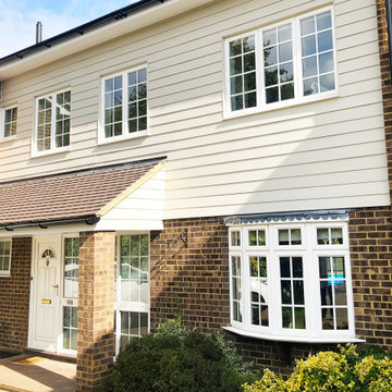 James Hardie cladding and new porch installation in Bromley, South London