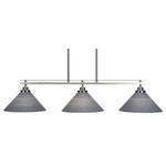 Toltec Lighting - Toltec Lighting 2636-BN-4002 Odyssey 3 Island Light Shown In Brushed Nickel Fini - Odyssey 3 Island Lig Brushed Nickel *UL Approved: YES Energy Star Qualified: n/a ADA Certified: n/a  *Number of Lights: Lamp: 3-*Wattage:100w Medium bulb(s) *Bulb Included:No *Bulb Type:Medium *Finish Type:Brushed Nickel