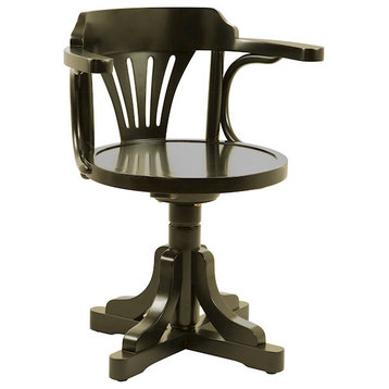 Authentic Models Purser's Chair, Black