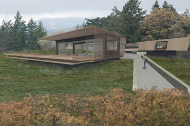 Inspiration for a modern exterior home remodel in San Francisco