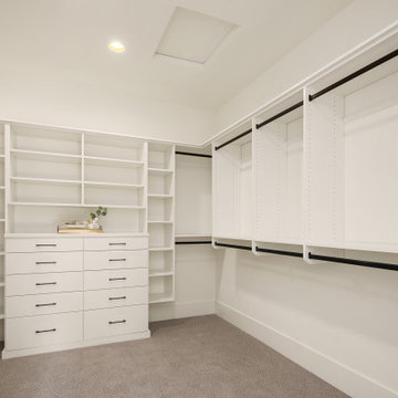 His and Hers Primary Closets