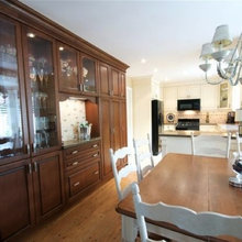 Dark Wood Cabinets