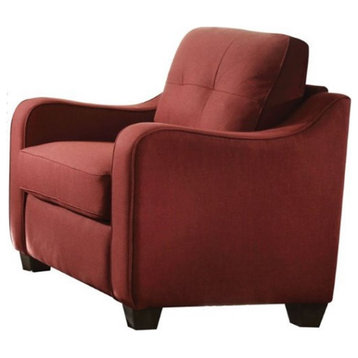 Bowery Hill Accent Chair in Red