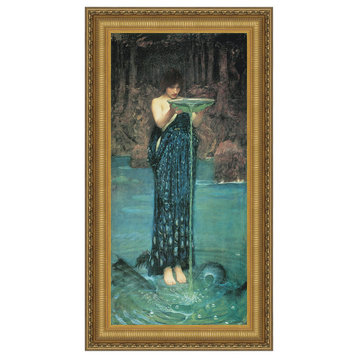Circe Invidiosa, 1892; Canvas Replica Framed Painting, Large