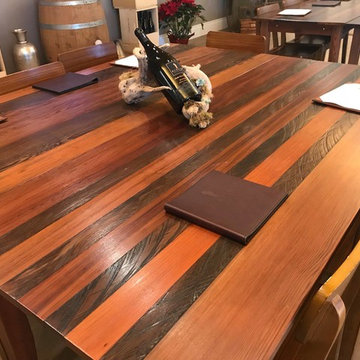 Curly Wood Slab Table