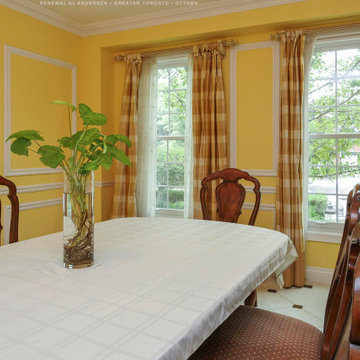 Elegant Dining Room with Double Hung Windows - Renewal by Andersen Greater Toron