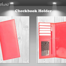 Leather Checkbook Holder
