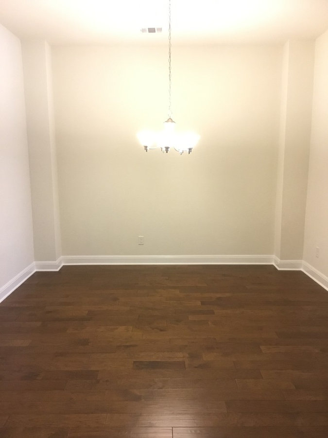 5" wood installation