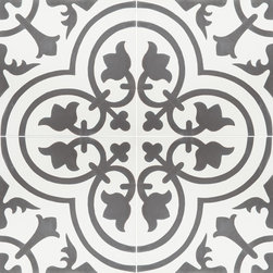Granada cement Tile - Cluny 888C Design - Tile
