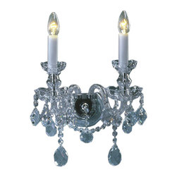 Inviting Home Inc. - Bohemian Crystal Sconce, Select Crystal - Wall Sconces