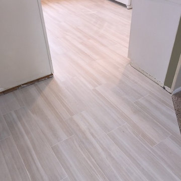 Flooring - "wood plank" porcelain tile