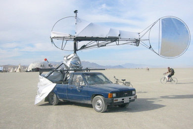 Burning Man Wind Catcher Tent