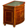 Genoa 47.24" Side Table with Upholstered Top