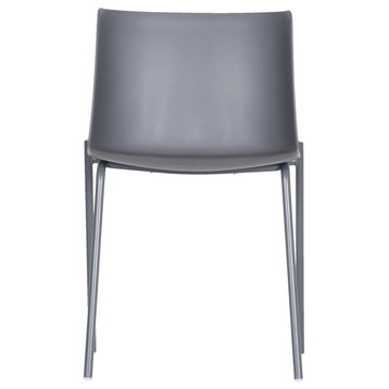 Silla Outdoor Dining Chair Charcoal Gray