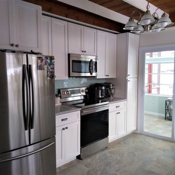 Lake House Kitchen and Bath- Before and After