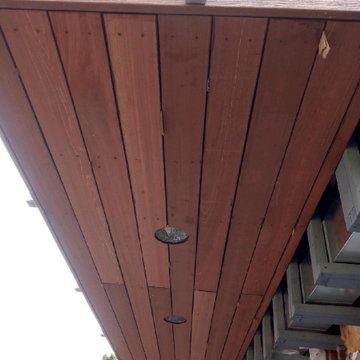 Covered Outdoor Deck Ceiling Detail