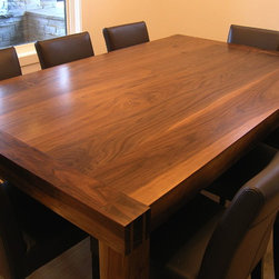 Solid Walnut, Handmade Dining Room Table By Innovative Woodworking Co. - Dining Tables