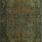 Noori Rug - Fine Vintage Kalilah Peach Rug - Inricately crafted with wool materials; Khal Mohammadi red oriental rugs are a fine addition to any living space. This area rug is a durable and stylish addition to entryways; living rooms; and dining rooms alike.