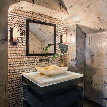 Venetian Plaster Orange County Modern Bathroom