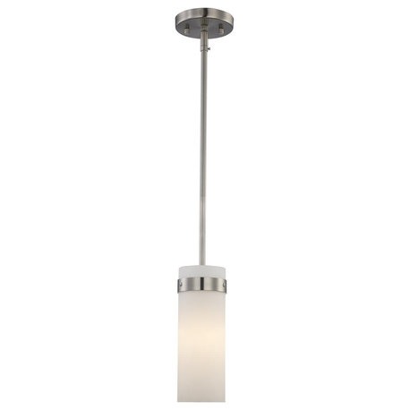 Crosby 1 Light Mini Pendant, Brushed Nickel