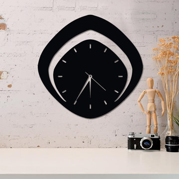 Analog Oval Shape Wall Clock