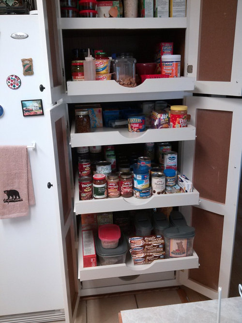 Cabinet Conversion To Pantry