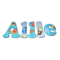 Finding Nemo Custom Painted Letters - Wall Letters