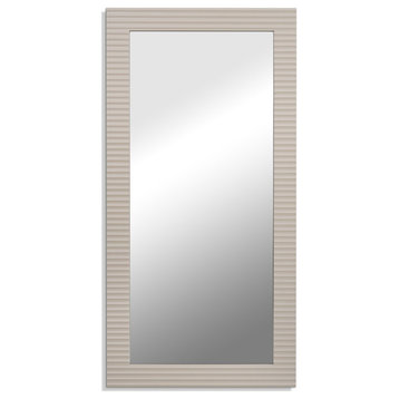 Modrest Glinda Modern Beige Floor Mirror