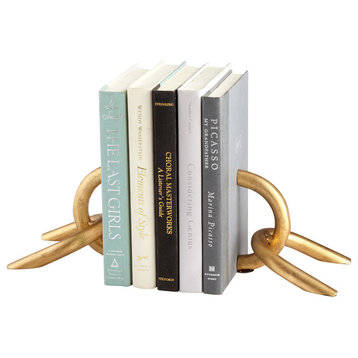 Goldie Locks Bookends, Set of 2