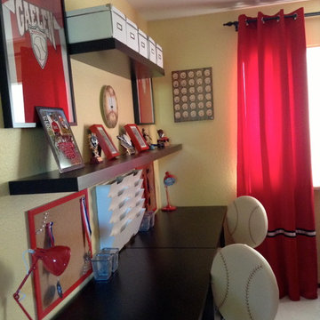 Baseball Theme Boys Bedroom Design